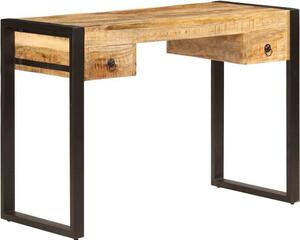 Maison Exclusive – Písací stôl s 2 zásuvkami, rozmer 110 x 50 x 77 cm, masívne mangové drevo