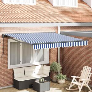 Maison Exclusive – rám markízy, modro-biely, 300 x 250 cm