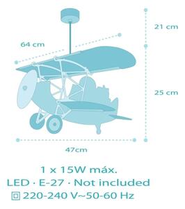 Dalber 54602 - Detský luster LITTLE LION 1xE27/15W/230V