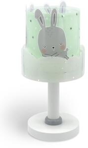 Dalber 61151H - Detská lampička BUNNY 1xE14/40W/230V zelená
