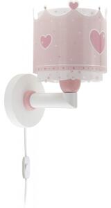Dalber 61109 - Detské nástenné svietidlo LITTLE QUEEN 1xE27/60W/230V