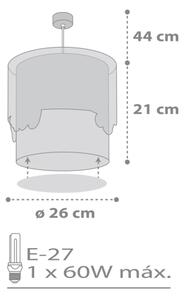 Dalber 61682 - Detský luster BABY TRAVEL 1xE27/60W/230V