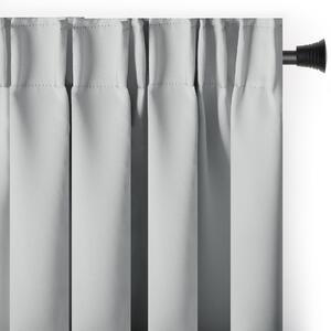 Záves AmeliaHome Blackout s multifunkčnou páskou svetlosivý, veľkosť 140x270