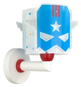 Dalber 61819 - Detské nástenné svietidlo BLUE HERO 1xE27/15W/230V