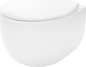 Závesná WC misa Rea LARS Duroplast White