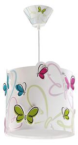 Dalber 62142 - Detský luster BUTTERFLY 1xE27/60W/230V