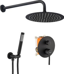 Podomietkový sprchový set Rea LUNGO Black + box