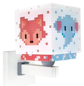 Dalber 63379 - Detské nástenné svietidlo LITTLE PIXEL 1xE27/15W/230V