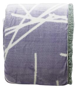 HOME ELEMENTS Flanelová deka s baránkom, svetlo fialová 150 x 200 cm
