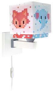 Dalber 63379 - Detské nástenné svietidlo LITTLE PIXEL 1xE27/15W/230V