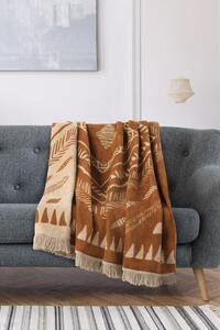 Luxusná deka Zaria Navajo hnedá 150x200 cm