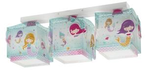 Dalber 63443 - Detské stropné svietidlo MERMAIDS 3xE27/60W/230V