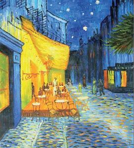 Vliesové fototapety, rozmer 225 cm x 250 cm, terasa kaviarne v noci - Vincent Van Gogh, DIMEX MS-3-0251