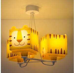 Dalber 64567 - Detský luster LITTLE TIGER 3xE27/60W/230V