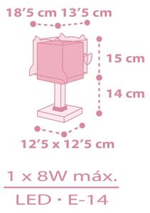 Dalber 64481 - Detská lampička LITTLE FRIENDS 1xE14/8W/230V