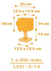 Dalber 64641 - Detská lampička LITTLE CHICKEN 1xE14/8W/230V