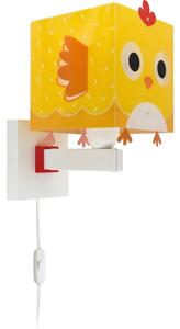 Dalber 64649 - Detské nástenné svietidlo LITTLE CHICKEN 1xE27/15W/230V
