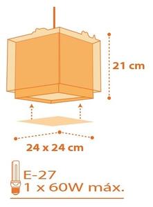 Dalber D-73452 - Detský luster DINOS 1xE27/60W/230V