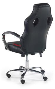HALMAR Kancelárska stolička Scrillo čierna/červená/sivá
