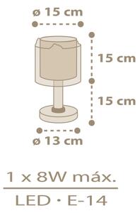 Dalber 76871 - Detská lampička BABY CHICK 1xE14/8W/230V
