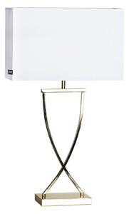By Rydéns Omega stolová lampa mosadz/biela výška 69cm