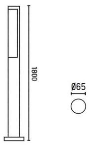 FARO 75524 - LED Vonkajšia lampa BERET-3 LED/16W/230V IP54