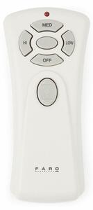 FARO 33518DC - LED stropný ventilátor LANTAU LED/15W/230V chróm/drevo + DO