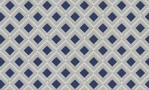 Luxusná modro-strieborná geometrická tapeta na stenu, GF62062, Gianfranco Ferre´Home N.3, Emiliana Parati