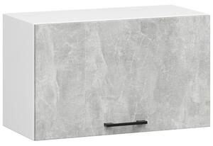 Ak furniture Závesná kuchynská skrinka Olivie W 60 cm biela/betón