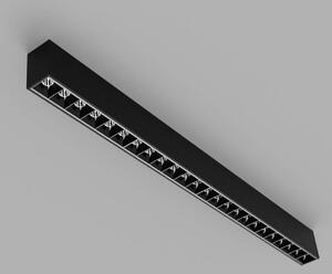 LI-EX Kancelárske LED svetlo na povrchovú montáž Vzdialené 60 cm čierne
