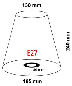 FARO 2P0311 - Tienidlo REM E27 pr. 165 mm béžová