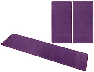 Hanse Home Collection koberce Kobercová sada Nasty 101150 Purple - 3 diely: 70x140 cm (2x), 70x240 cm (1x) cm
