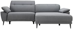 ROHOVÁ SEDAČKA, textil, svetlosivá MID.YOU - Sedačky, Online Only