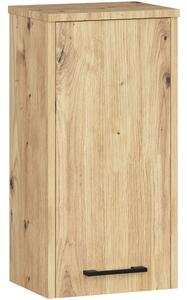 Ak furniture Závesná kúpeľňová skrinka Fin 30 cm dub artisan
