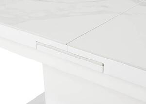 KONFERENČNÝ STOLÍK, biela, kov, keramika, 125-150/70/49,5-79 cm Livetastic - Stolíky do obývačky, Online Only