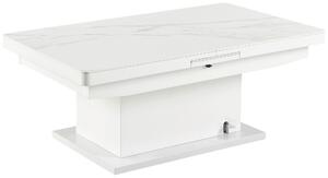 KONFERENČNÝ STOLÍK, biela, kov, keramika, 125-150/70/49,5-79 cm Livetastic - Stolíky do obývačky, Online Only