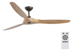 FARO 33519 - Stropný ventilátor MOREA hnedá pr. 152 cm + diaľkové ovládanie