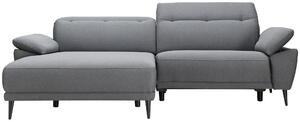 ROHOVÁ SEDAČKA, textil, svetlosivá MID.YOU - Sedačky, Online Only