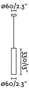 FARO 43755 - Luster na lanku STAN 1xGU10/8W/230V