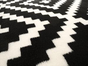 Alfa Carpets Kusový koberec Gloria new black/cream - 160x230 cm