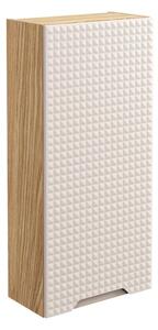 Comad Závesná kúpeľňová skrinka Luxor Beige 83-35-1D béžová/dub olejovaný