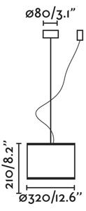 FARO 64314-48 - Luster na lanku MAMBO 1xE27/15W/230V ratan/čierna