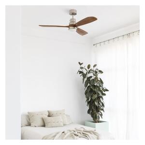FARO 33518DC - LED stropný ventilátor LANTAU LED/15W/230V chróm/drevo + DO