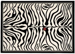 Alfa Carpets Kusový koberec Zebra black/white - 120x170 cm