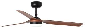 FARO 33817WT-21 - LED stmievateľný ventilátor PUNT M LED/18W/230V hnedá/čierna priemer 132 cm WT+DO