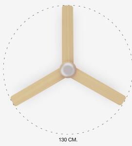 FARO 33816-20 - LED stropný ventilátor PUNT LED/18W/230V Wi-Fi béžová/biela + DO