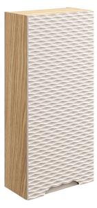 Comad Závesná kúpeľňová skrinka Ocean 35 cm dub olejovaný/béžová