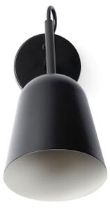 FARO 28257 - Nástenná lampa STUDIO 1xE14/8W/230V čierna
