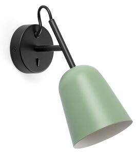 FARO 28259 - Nástenná lampa STUDIO 1xE14/8W/230V zelená/čierna