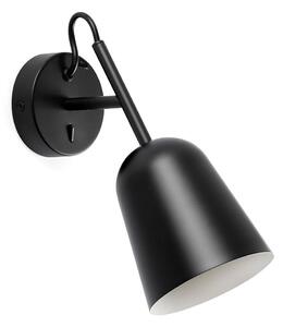 FARO 28257 - Nástenná lampa STUDIO 1xE14/8W/230V čierna